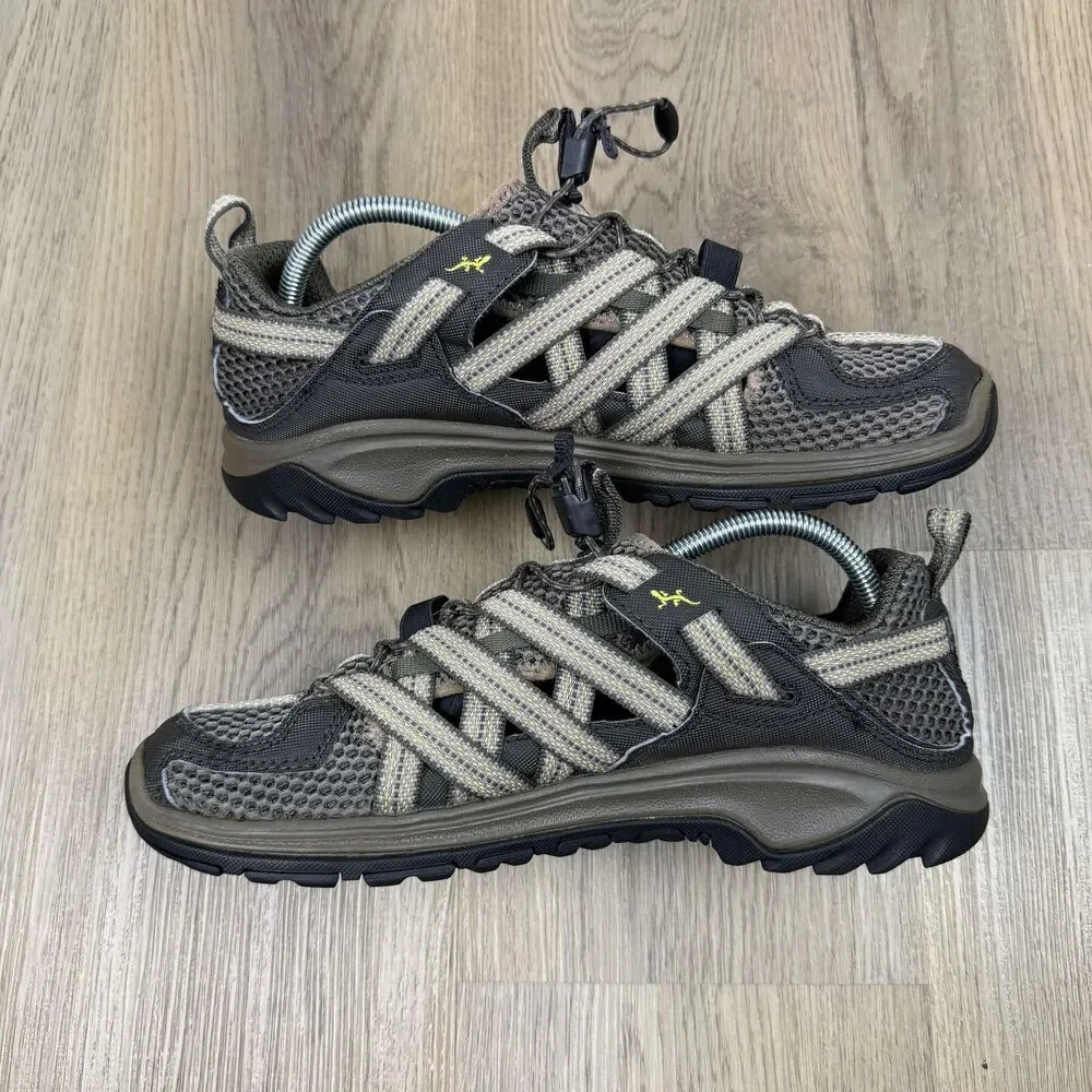 Chaco Shoes Mens Size 10 Brown Mesh Closed Toe Sandals Hiking Trail Water